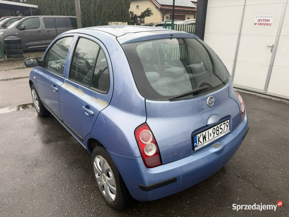 Nissan Micra RatyZamiana zdrowa bez rdzy opony Zarejestrowany w Polsce Gdów sprzedam