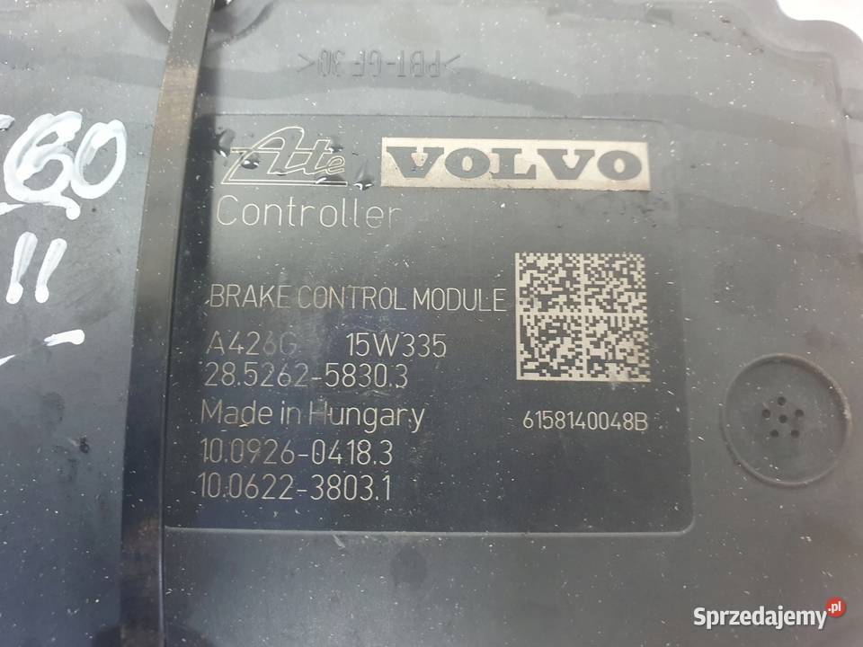 Volvo S60 II XC60 POMPA ABS hamulowa Sterownik Janów