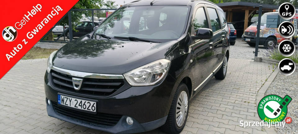Dacia Lodgy Klima Navi kamera Ekonomiczny garażowany Samochody osobowe Stare Budy