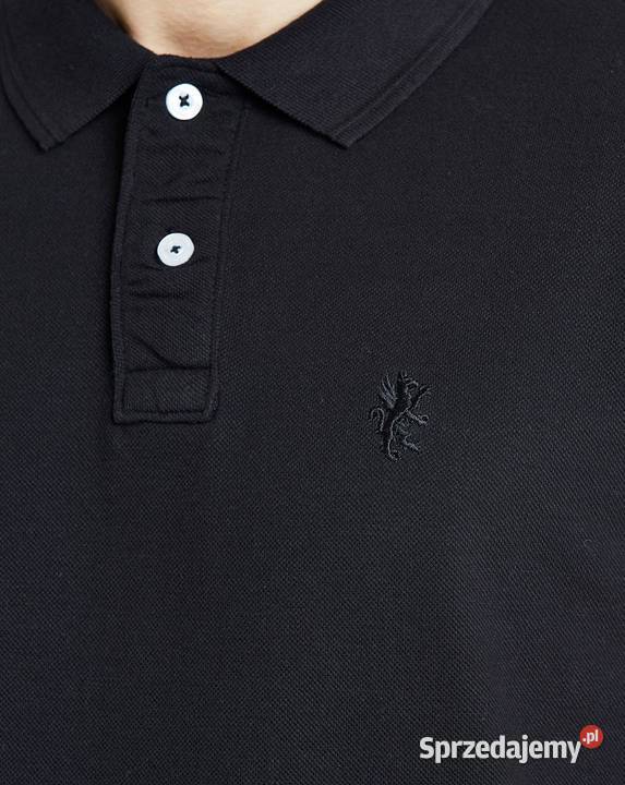 Koszulka Polo męska Capsule rozmiar XL czarna Gaszowice