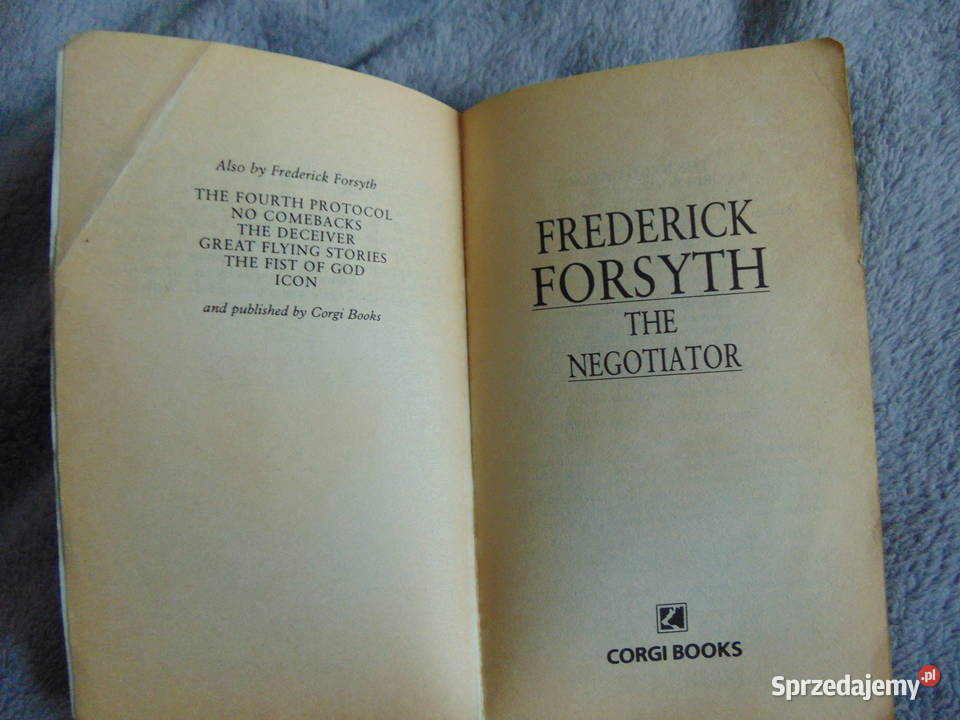 The Negotiator Frederick Forsyth Negocjator