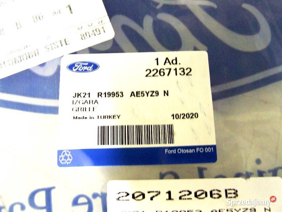 RAMKA HALOGENU LEWA FORD TRANSIT CUSTOM 2018 ORG dostawcze sprzedam