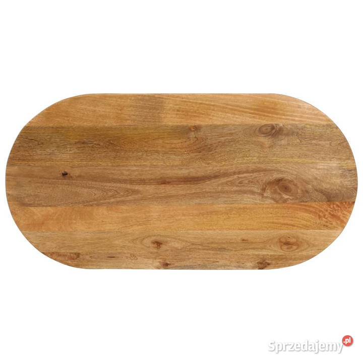 Blat stołu 80x40x25 owalny lite drewno mango Warszawa