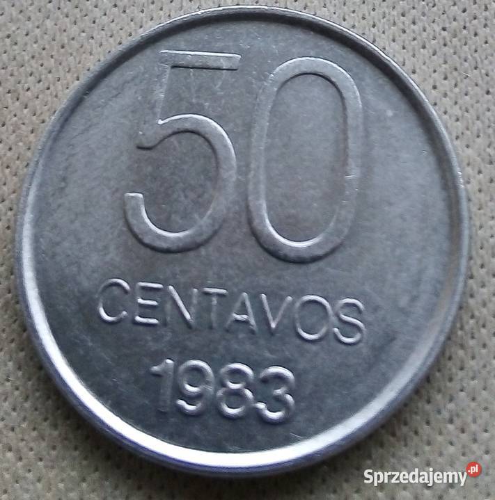 ARGENTYNA50 CENTAVOS1983 r RZADKA Legionowo sprzedam