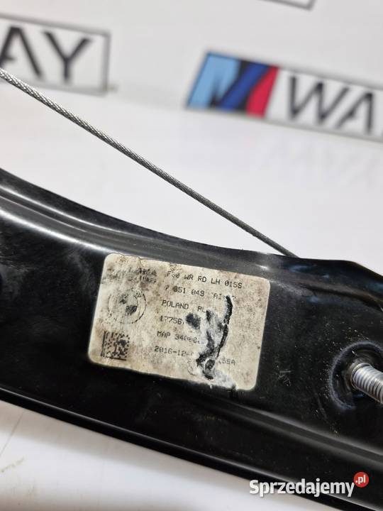 BMW 3 F30 F31 MECHANIZM PODNOŚNIK SZYBY LEWY osobowe