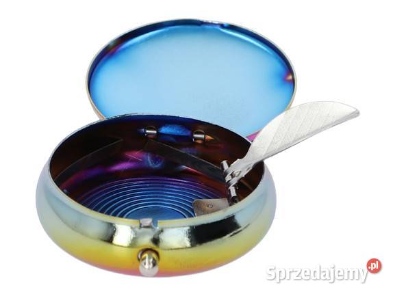 Tęczowa Kieszonkowa Popielniczka Mała Mobilna śląskie Ostrowy nad Okszą