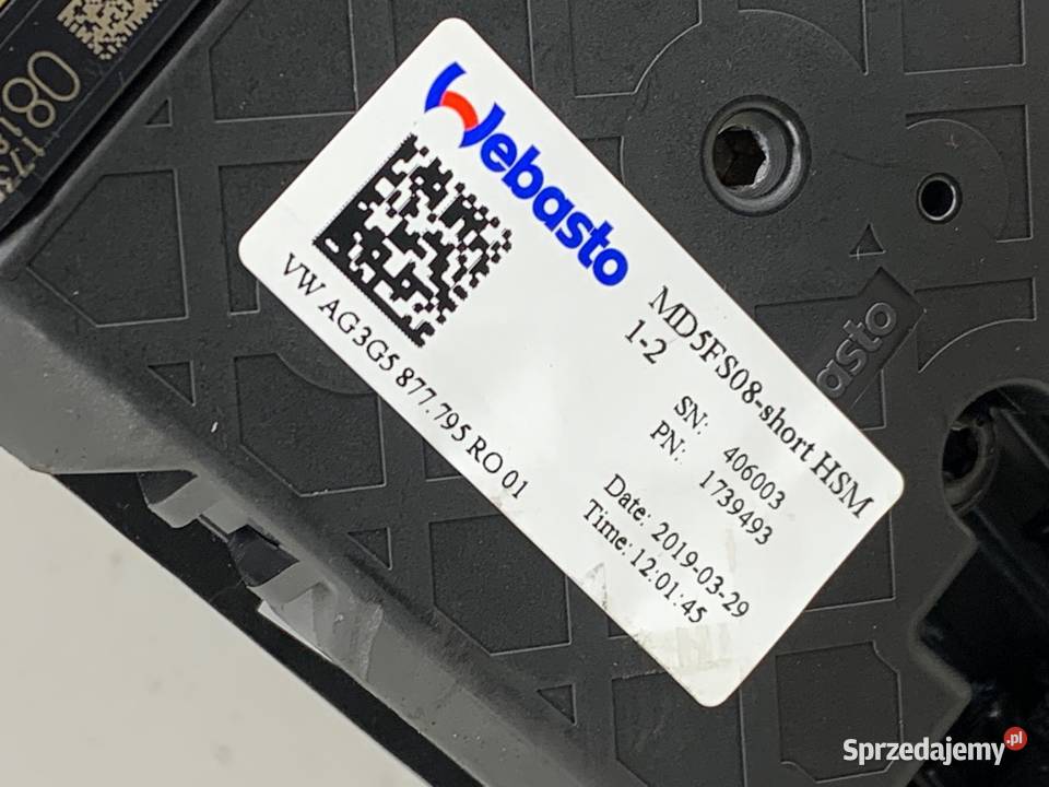 SZYBERDACH VW TROC Crossover 2GA877041A DACH podkarpackie