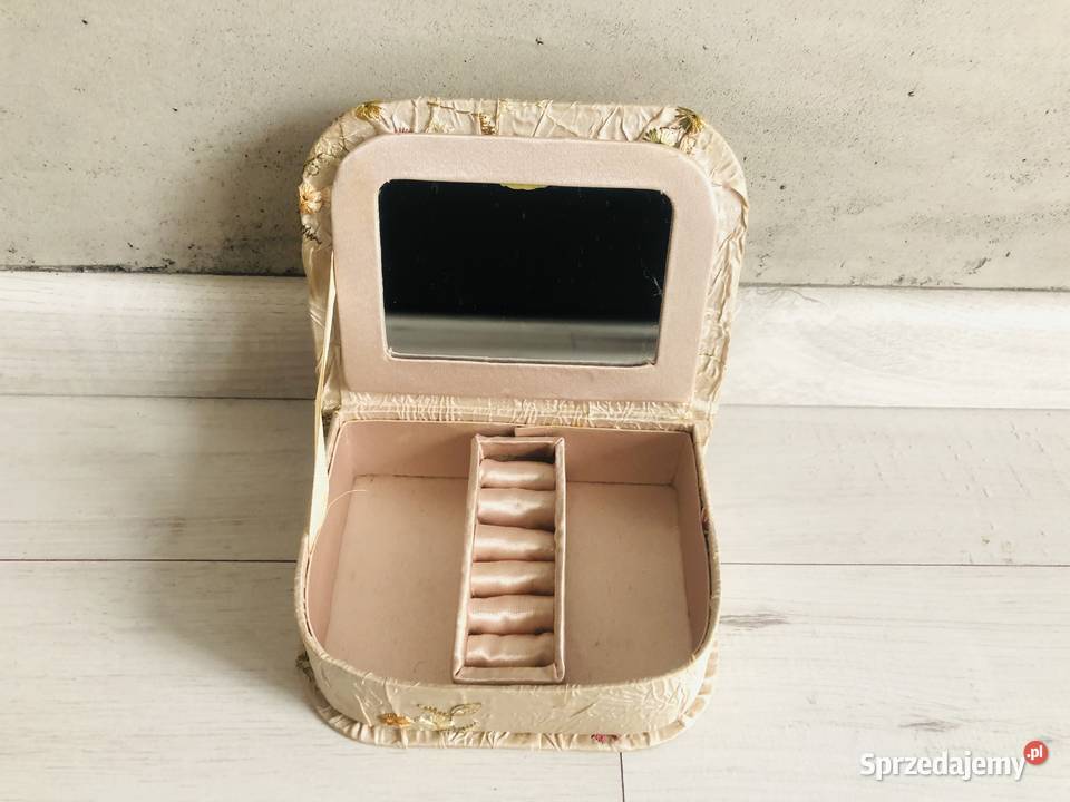 Szkatułka na biżuterie pudełko organizer kuferek Łódź sprzedam