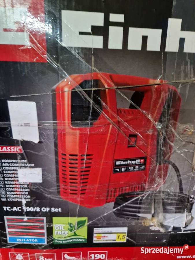 Kompresor bezolejowy Einhell TCAC 190 1 l 8 bar Głogowa