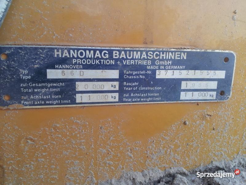 Ładowarka HANOMAG 66D Dubielewo