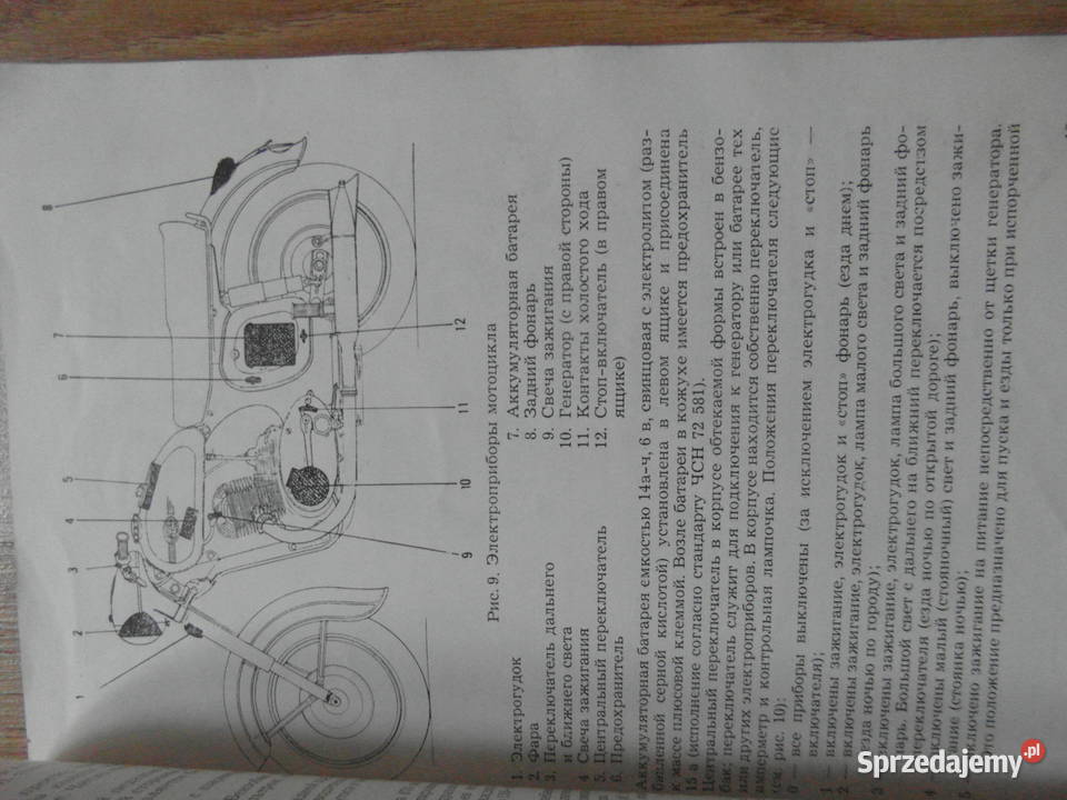 jawa 350 jawa 354 jawa 250 model 353 instrukcja Jawa wielkopolskie
