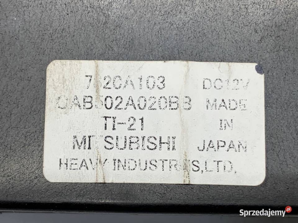 PANEL STEROWANIA NAWIEWU MITSUBISHI LANCER VII osobowe