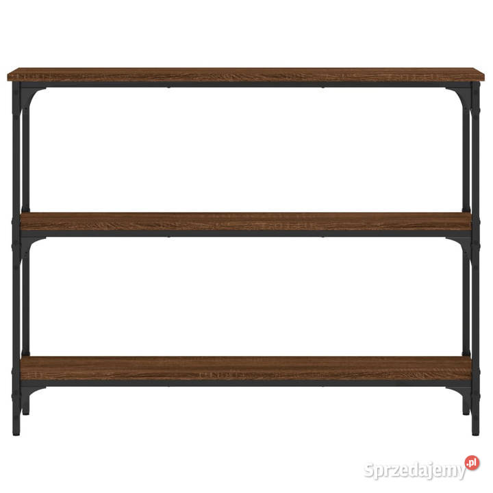 Stolik konsolowy brązowy dąb 100x225x75 WM834029 Stoły mazowieckie Warszawa