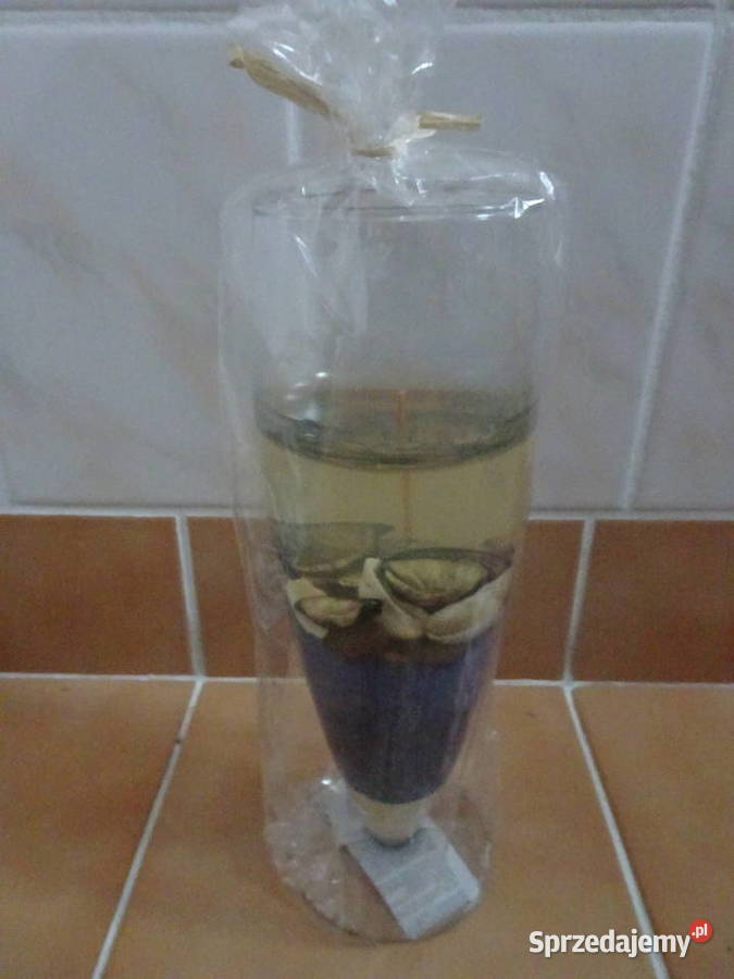 duża dekoracyjna świeca żelowa sprzedam