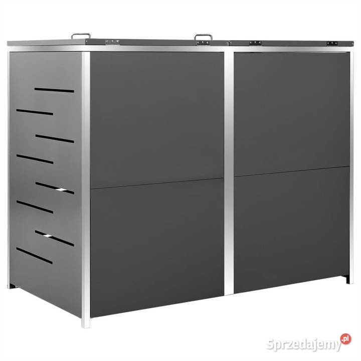 Osłona na 2 kosze na śmieci 138x775x1125 stal Warszawa sprzedam