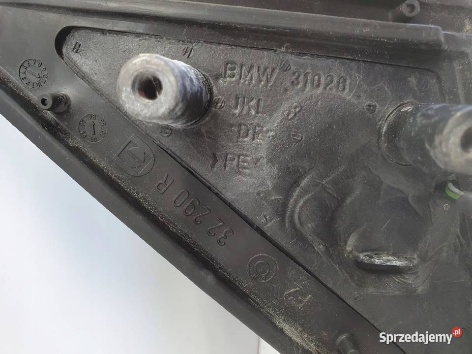 LUSTERKO PRAWE Bmw E46 9805r PASAŻERA Rudka