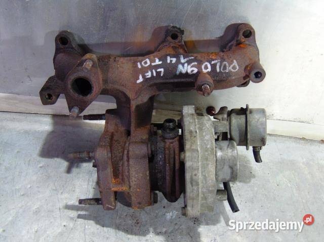 TURBOSPRĘŻARKA TURBINA KOLEKTOR VW POLO 9N 14
