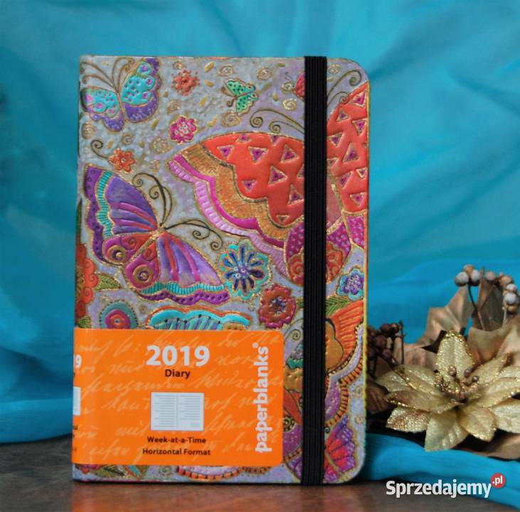 Paperblanks kalendarz 2019 mini Flutterbyes Lublin