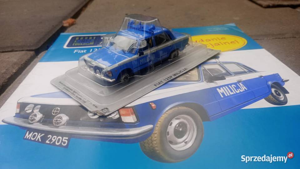 FIAT 125P MILICJA MO model deagostini 143 mazowieckie Warszawa