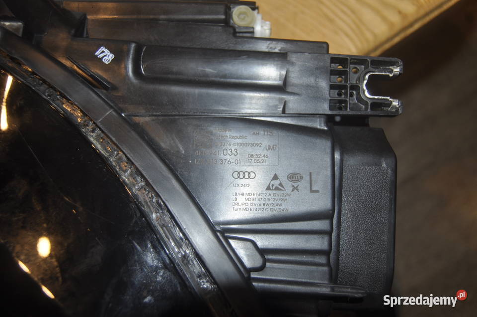 AUDI A6 C8 LAMPA LAMPY PRZÓD KPL LEWA PRAWA osobowe Sierakowice