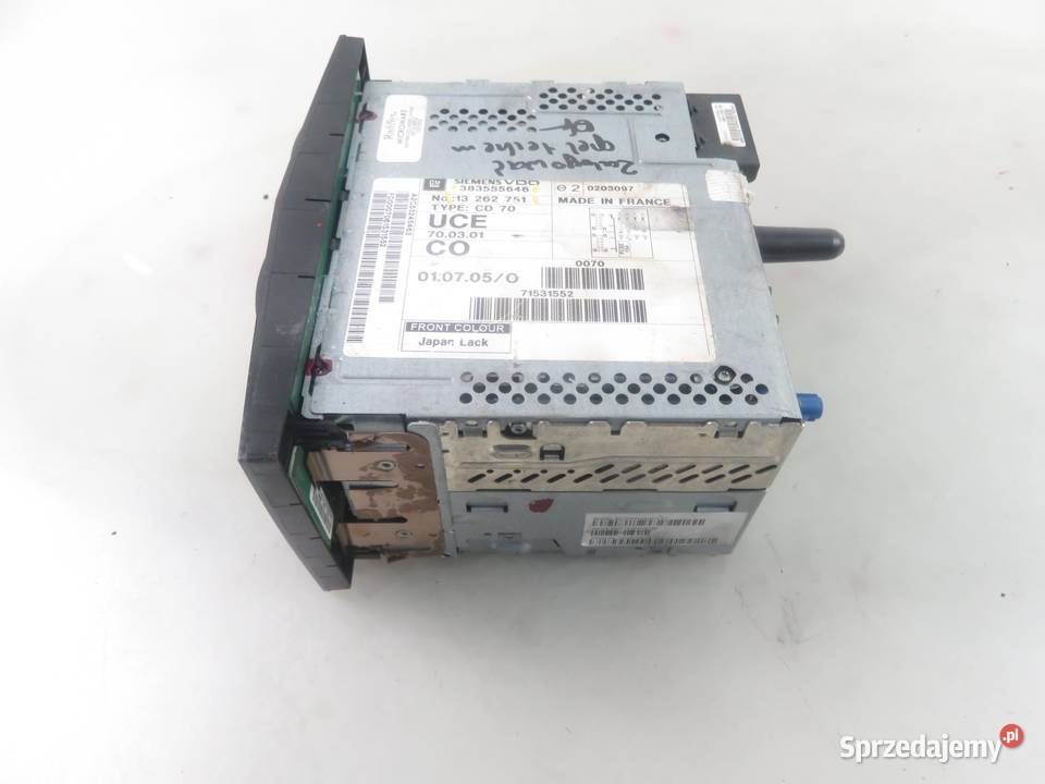 RADIO OPEL ASTRA III H GTC 13262751 383555646 Radioodtwarzacze