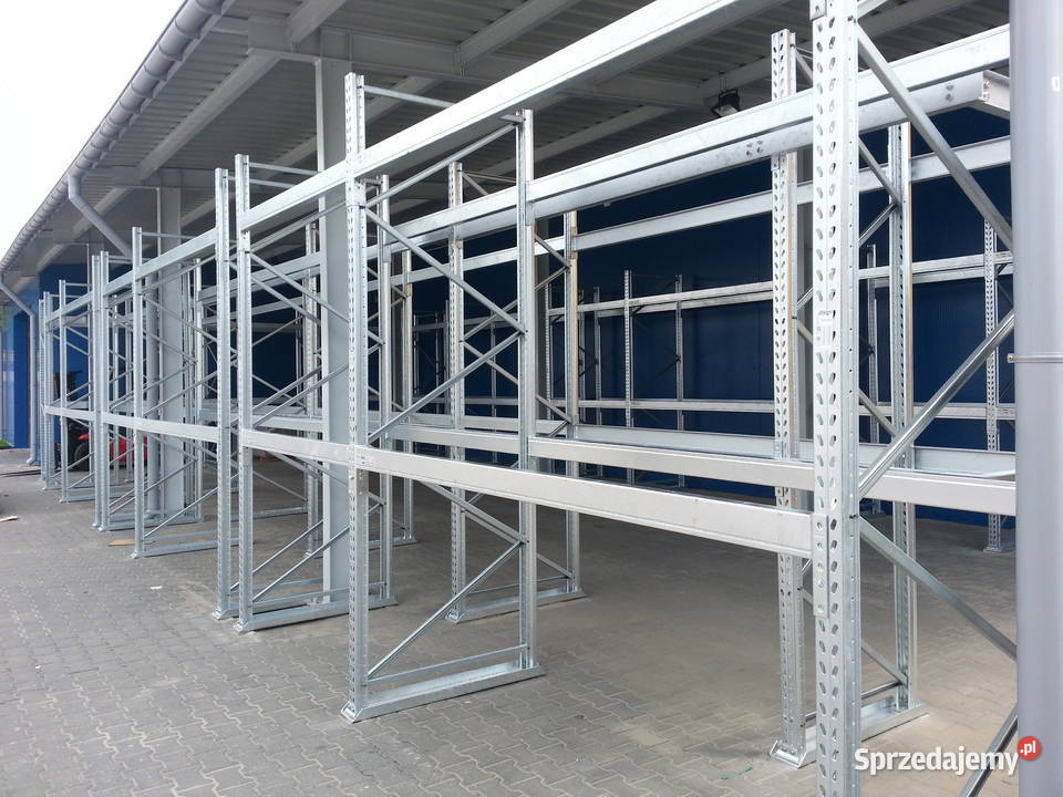 Regał paletowy ocynkowany HX 3m zestaw 18miejsc Siedlce sprzedam
