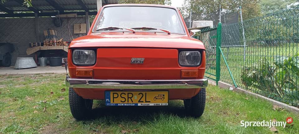 Fiat 126p 1979 czerwony wielkopolskie
