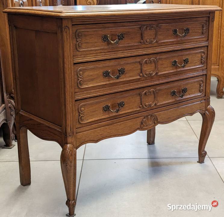 Dębowa komoda ludwikowskasklep Dąbrowa Górnicza śląskie sprzedam