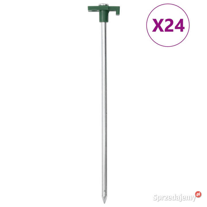 Śledzie do namiotu 24 25 7 mm stal i PP Warszawa