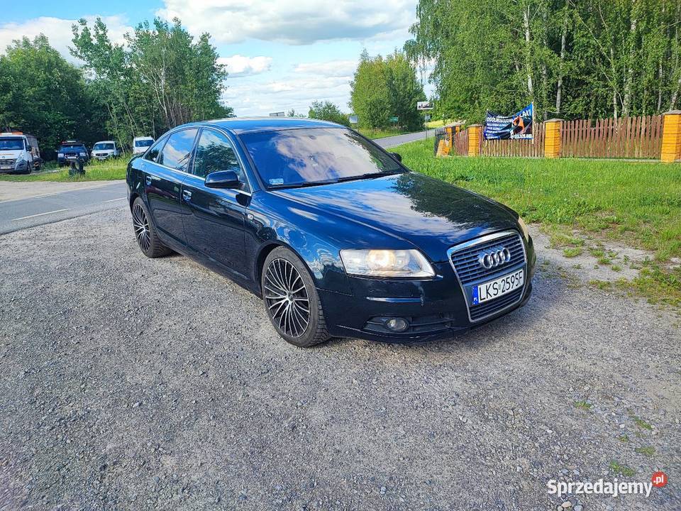 Audi A6 C6 SLine 27 TDI czarny lubelskie