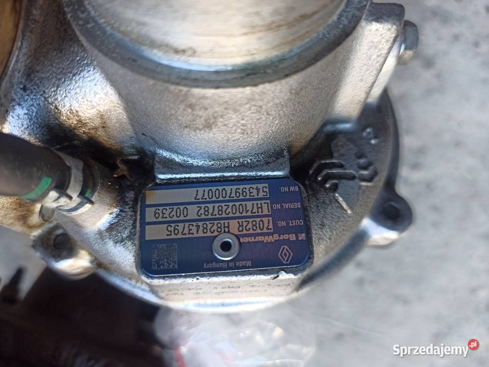 Turbo turbosprężarka 14Tce Renault Nowa Słupia