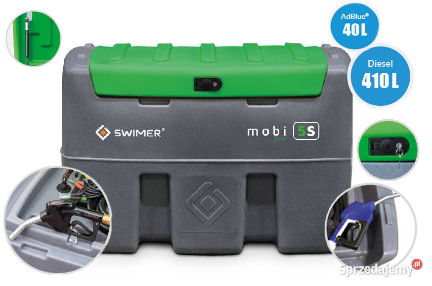 Zbiornik mobilny na ON i AdBlue 410L40L Pozostałe Legnica