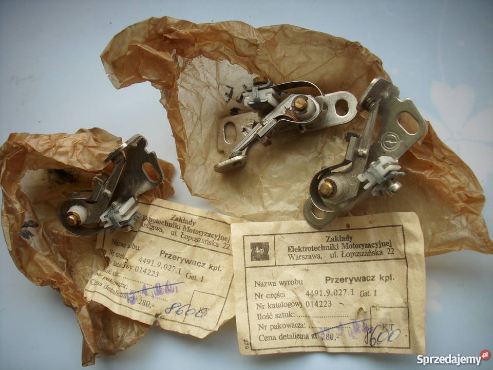 Nowe z epoki PRL uFiat PolonezPrzerywacze układ elektryczny silnika Barlinek sprzedam