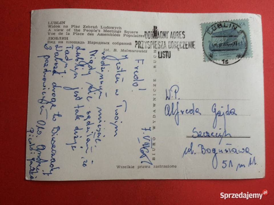 2347 Widokówka Lublin Szczecin