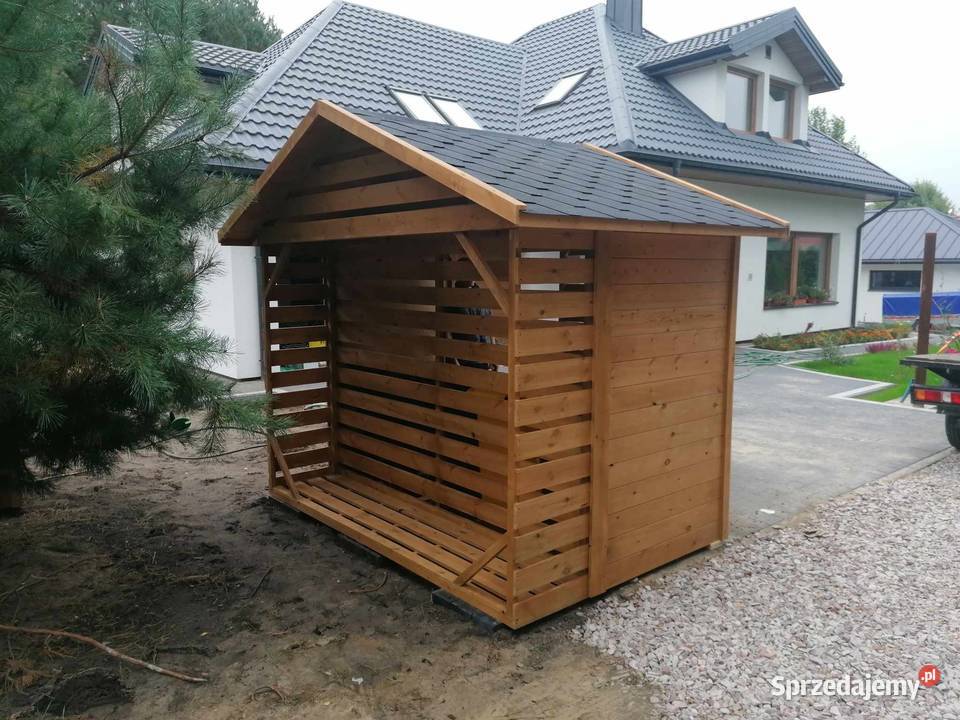 Domek ogrodowy drewutnia Wood stuff 300 x 200 Sochaczew sprzedam