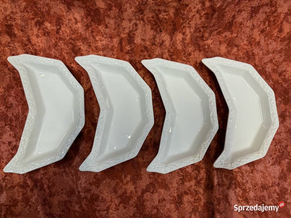 Talerze do przystawek rozki Rosenthal Maria biały