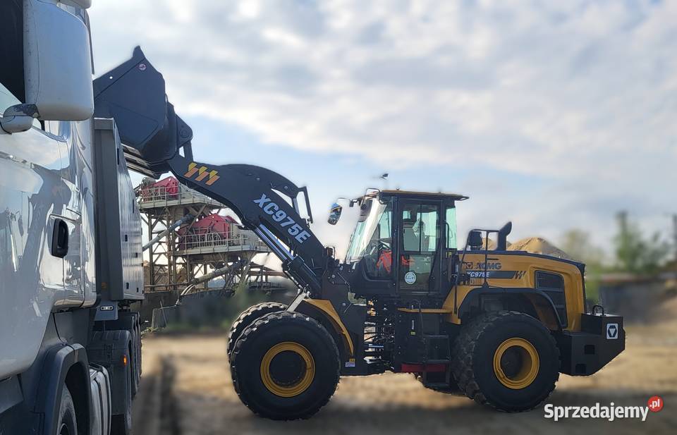 Ładowarka kołowa XCMG XC975E 25 ton kruszywa Kabina śląskie Katowice