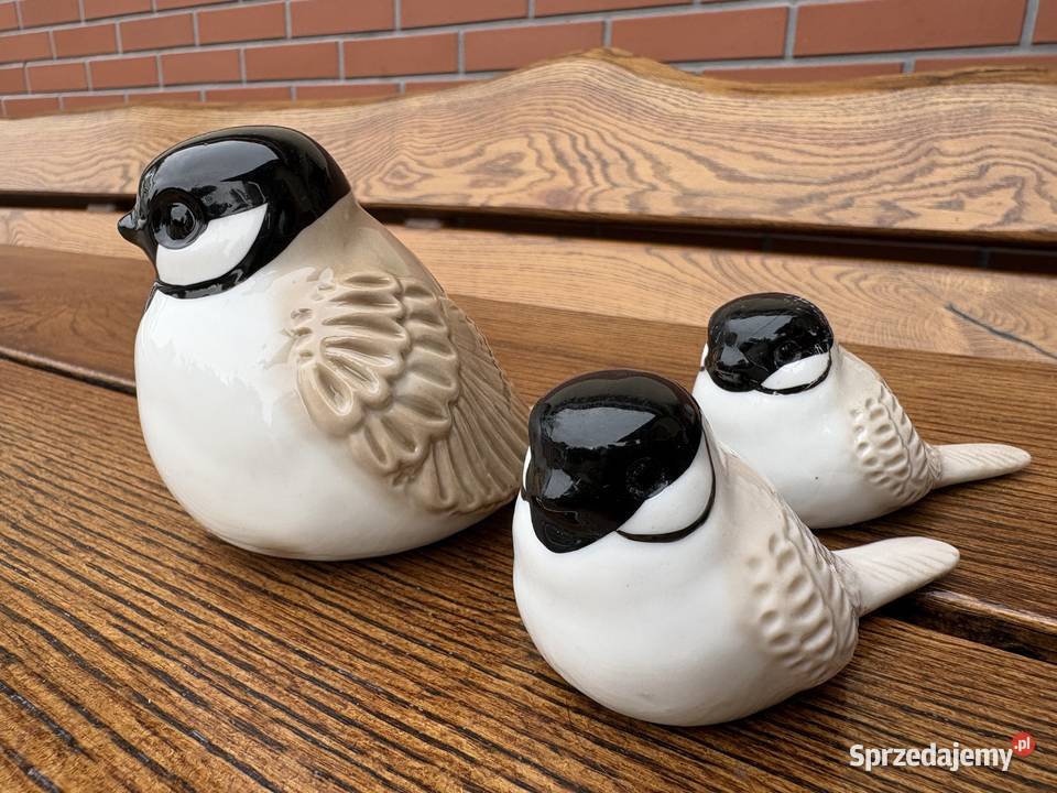 Porcelanowe figurki ptaszki Gilde Figurki i rzeźby Legnica