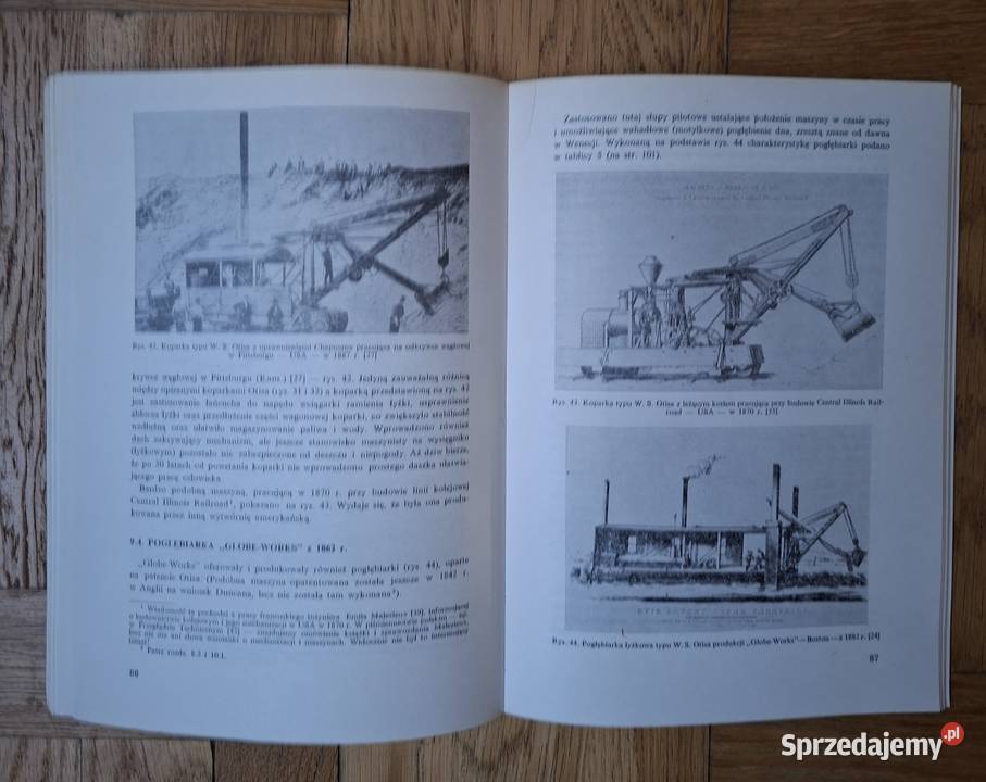 Rozwój koparek w przekroju historycznym Warszawa