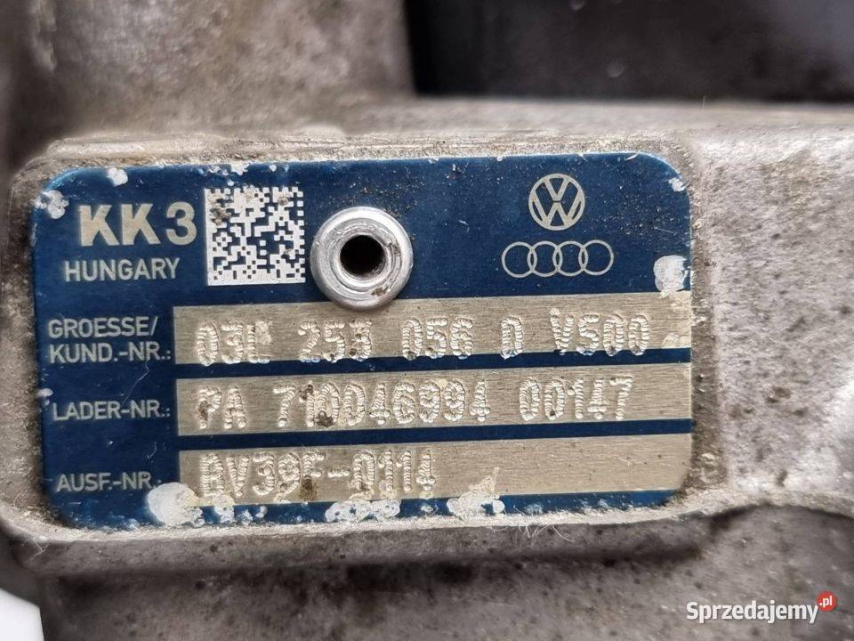 TURBOSPRĘŻARKA SKODA FABIA II 03L253056D Lipno