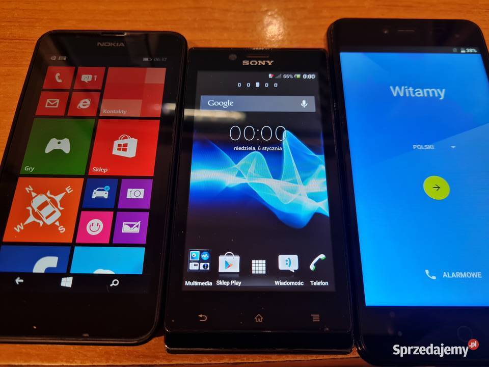 Zestaw telefonów komórkowych Lombard Katowice sprzedam