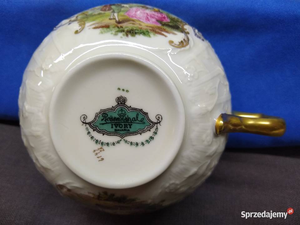Filiżanka Rosenthal Sanssouci scenki Ivory Kalisz