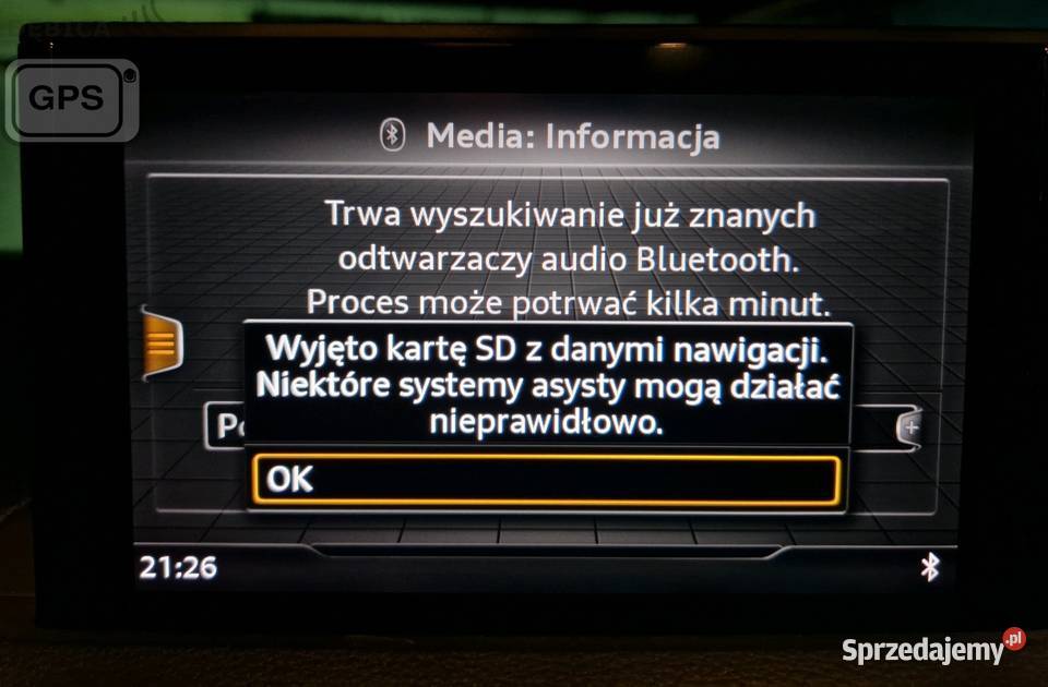 Mapa Audi 2024 MIB2 MHS2 mapy A3 S3 A4 S4 A5 S5 Rzeszów