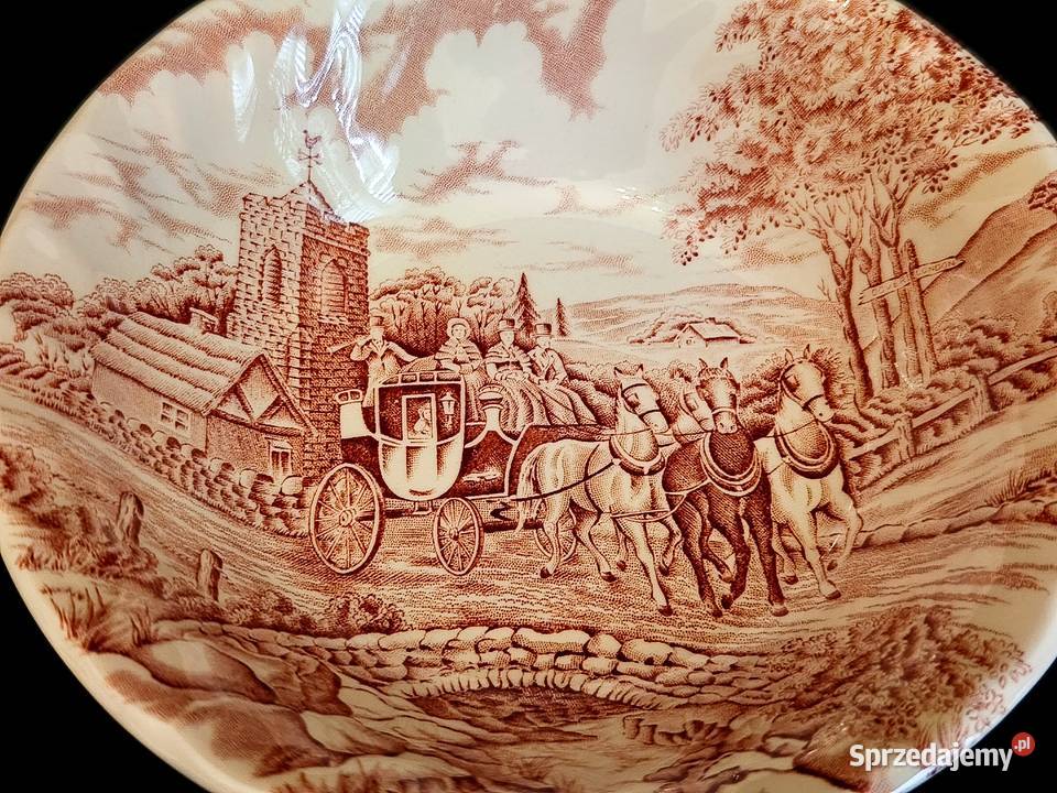Miska głęboka angielska Myott Meakin Tableware Antyki, Sztuka, Kolekcje Chełm