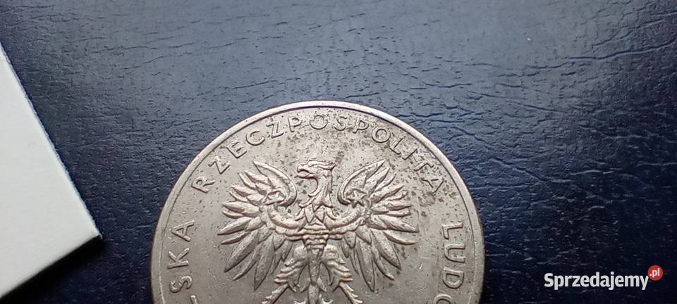 Stare monety 20 złotych 1986 destrukt PRL Polska Numizmatyka