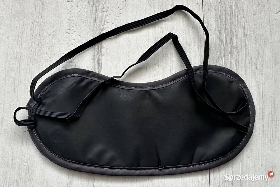 NOWA Opaska na oczy do spania BLACKOUT szara łódzkie