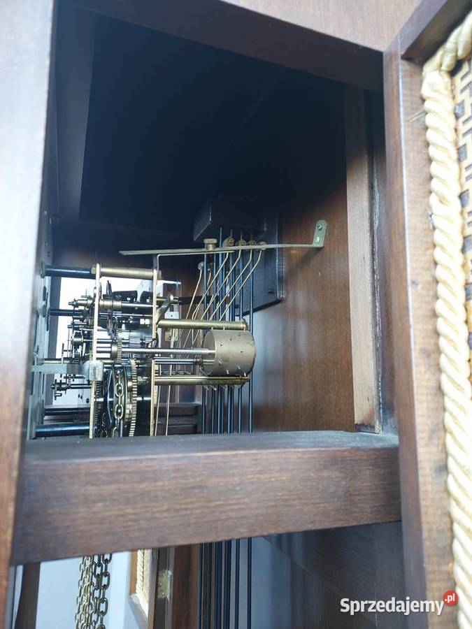 137 Stary zegar podłogowy Urgos kwadransowy Tczew