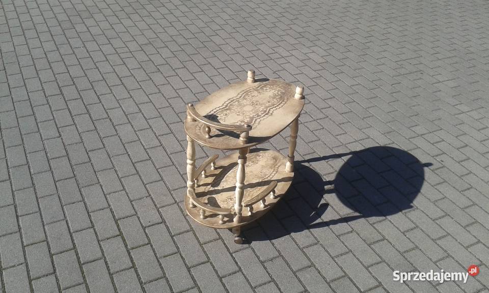 Barek toczony stylowy PRL design lata 6070 Meble Gdynia
