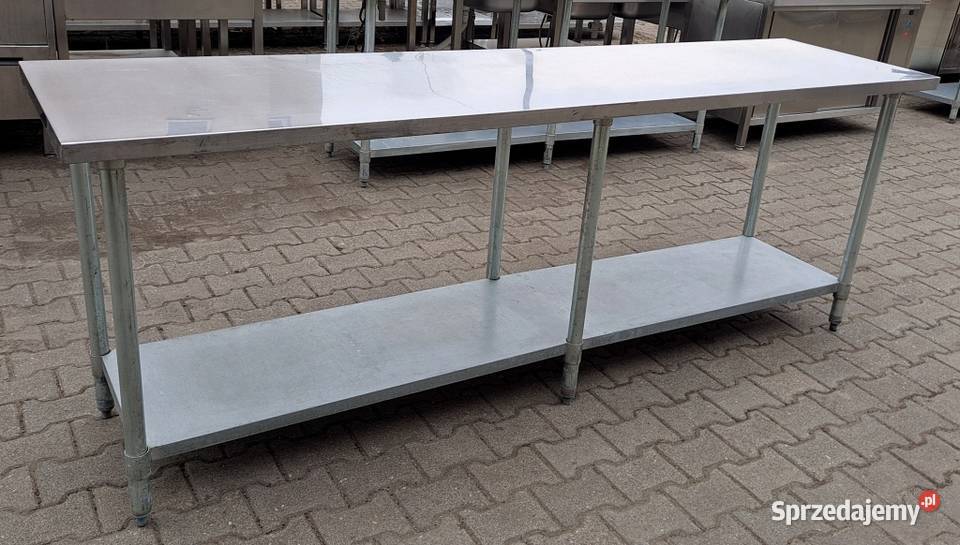 STÓŁ GASTRONOMICZNY CENTRALNY Z PÓŁKĄ 2446090 Nowe Skalmierzyce