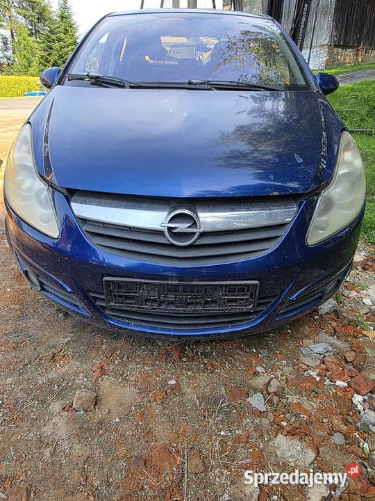 Opel Corsa D 08 KOMPLETNY przód Zderzak Błotniki osobowe Zestawy części blacharskich Tychy
